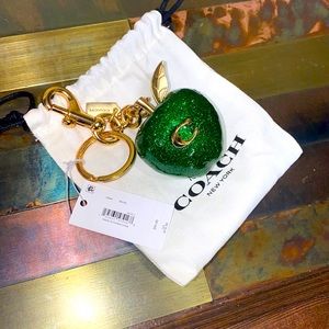 Coach. Signature Apple Bag Charm